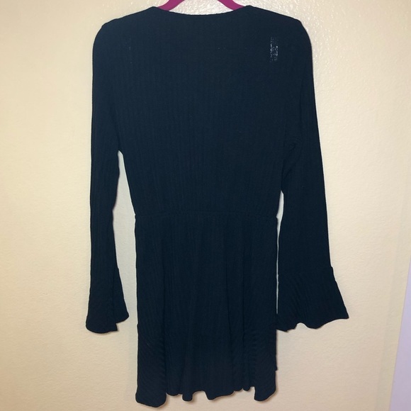 SHOWPO THE NEXT STEP MINI DRESS - LONG SLEEVE DRESS IN BLACK Size 10 - Picture 6 of 9